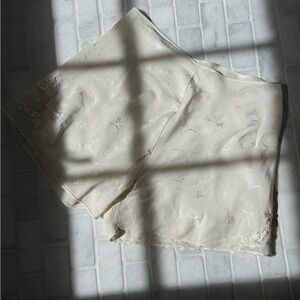 Vintage Cream silk shorts